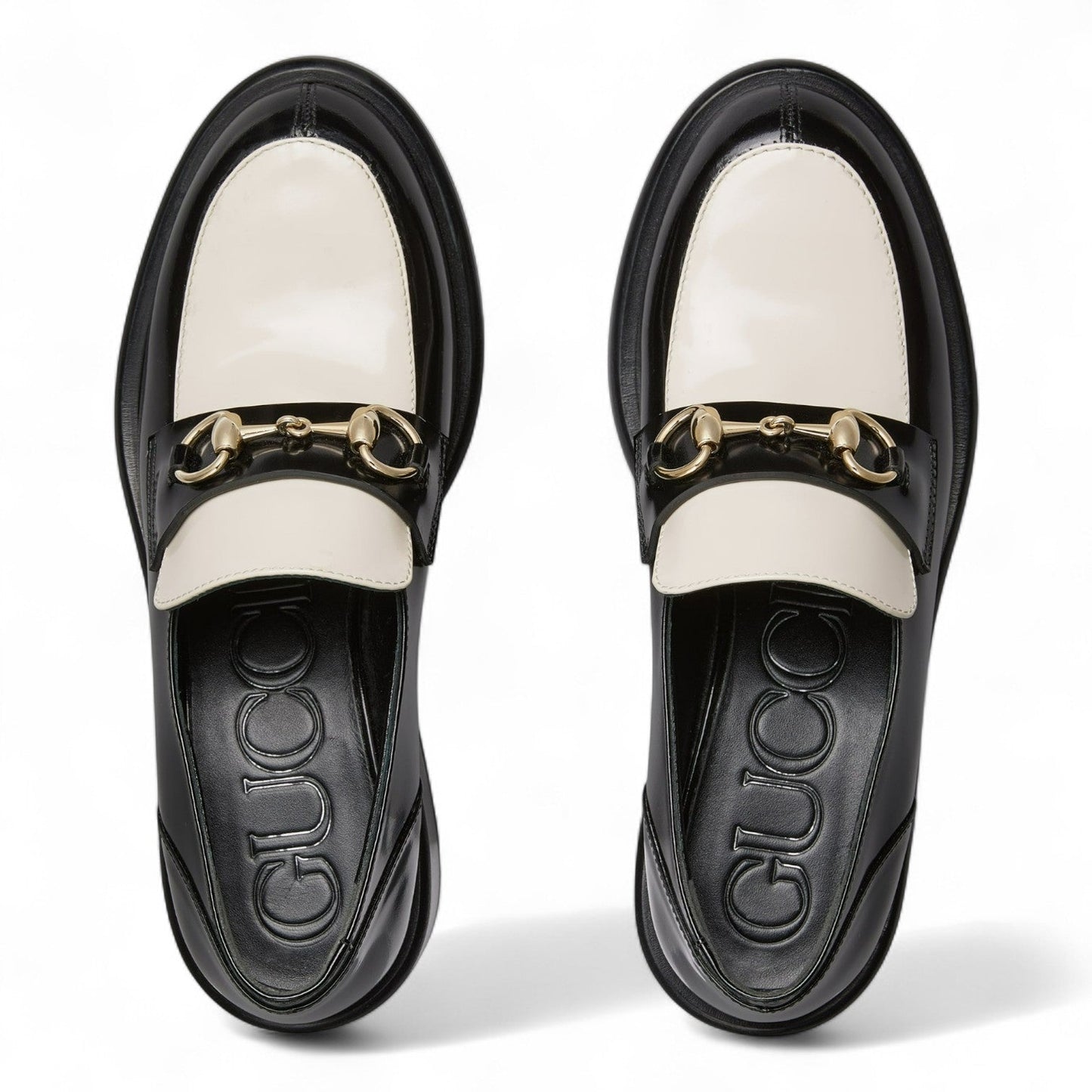 GUCCI WOMEN'S BLACK LOAFER WITH HORSEBIT