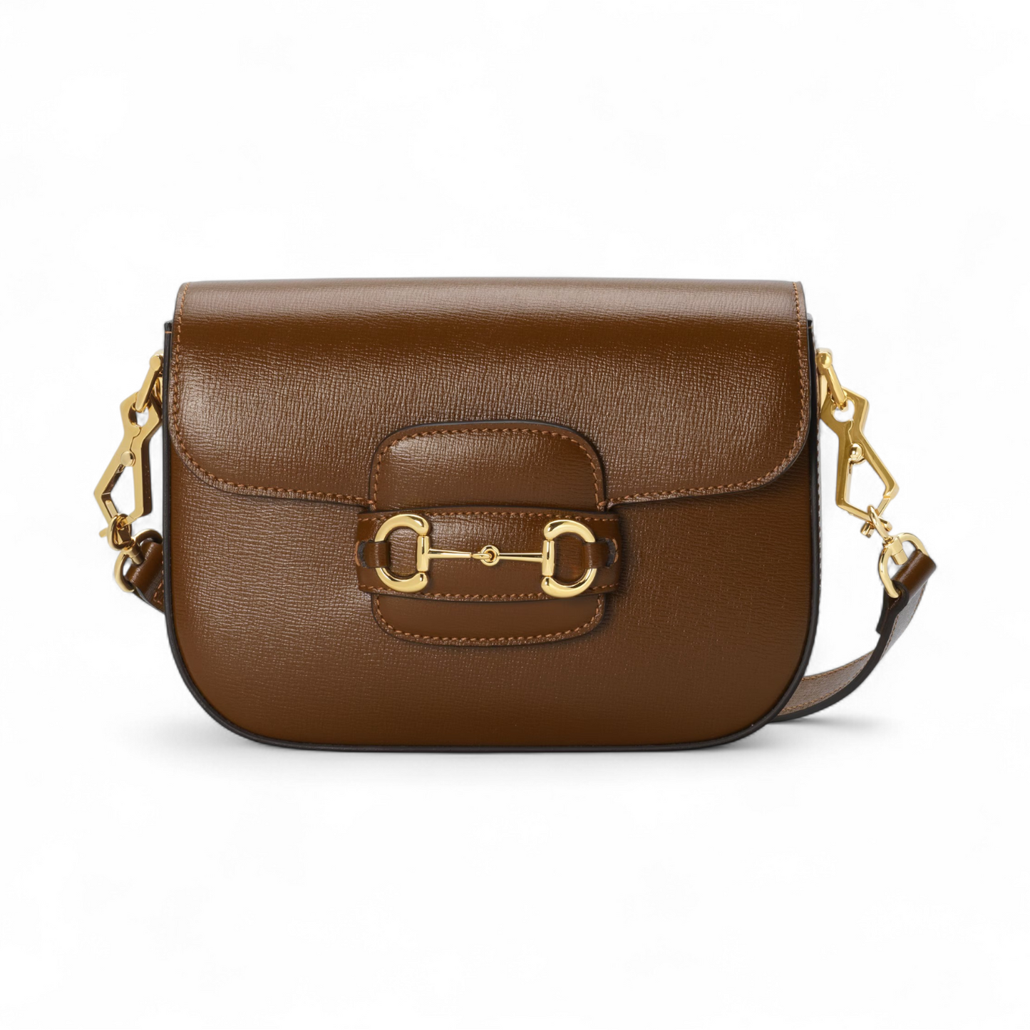 GUCCI HORSEBIT 1955 SMALL SHOULDER BEIGE BAG