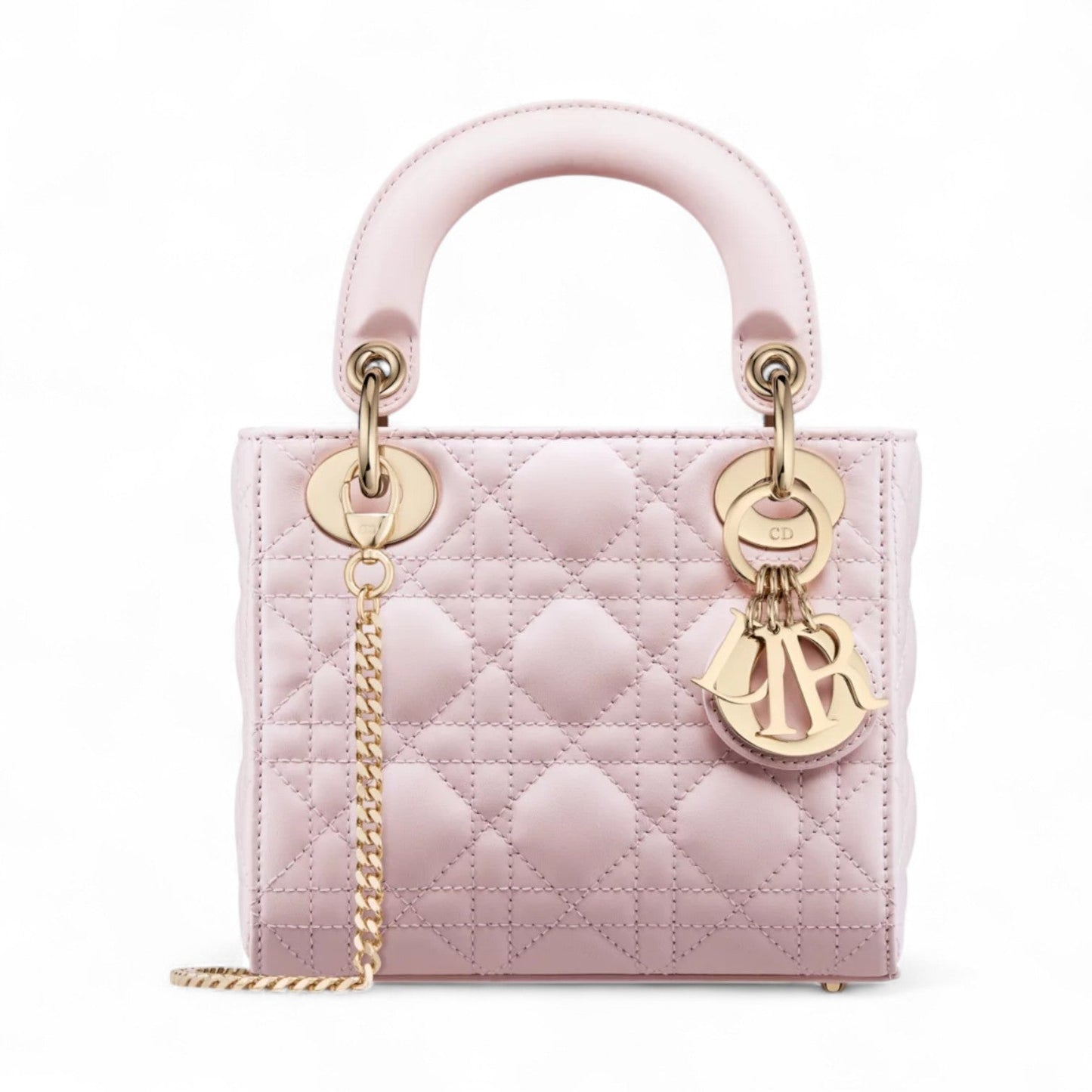 DIOR MINI LADY PINK BAG