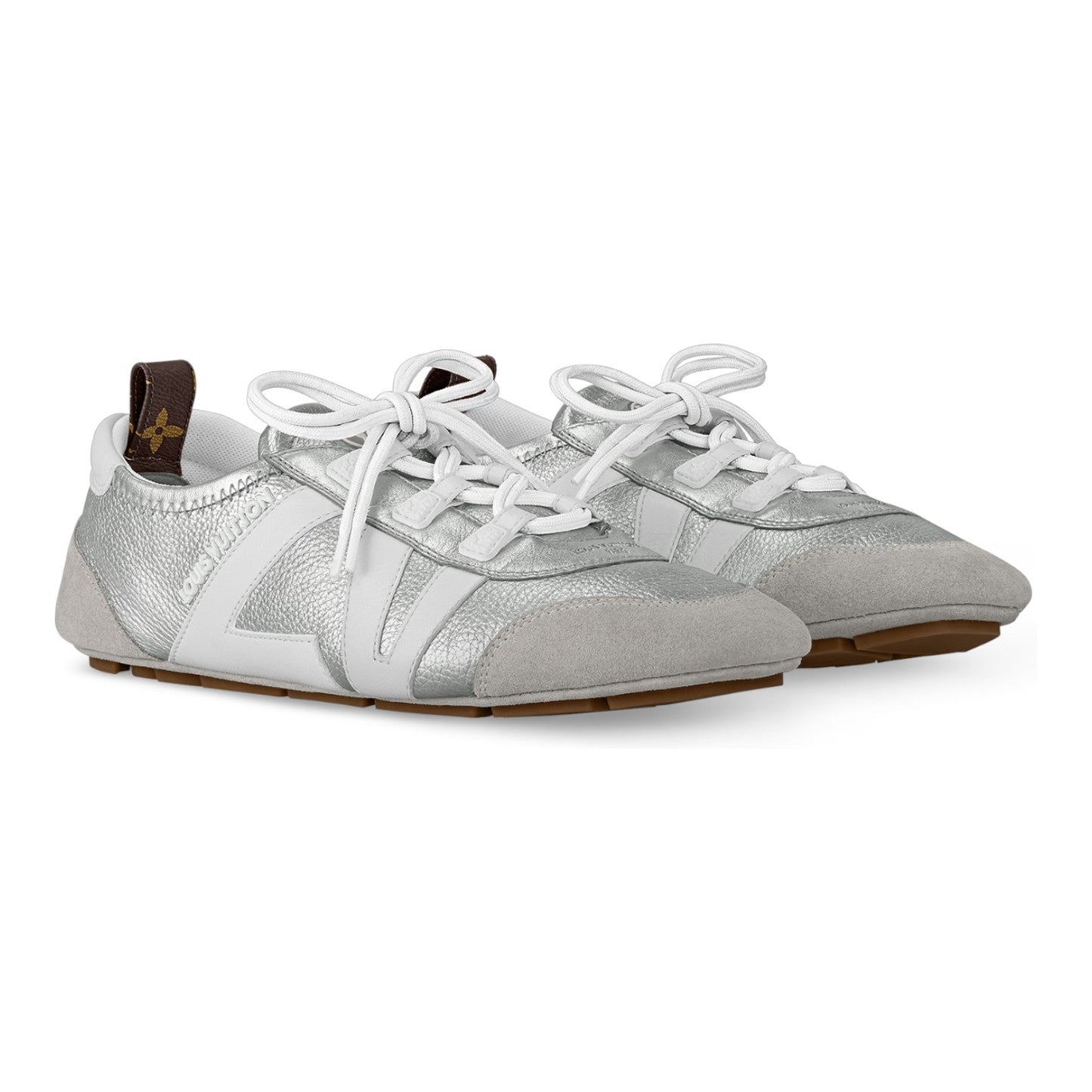 LOUIS VUITTON LV SNEAKERINA SILVER SNEAKERS