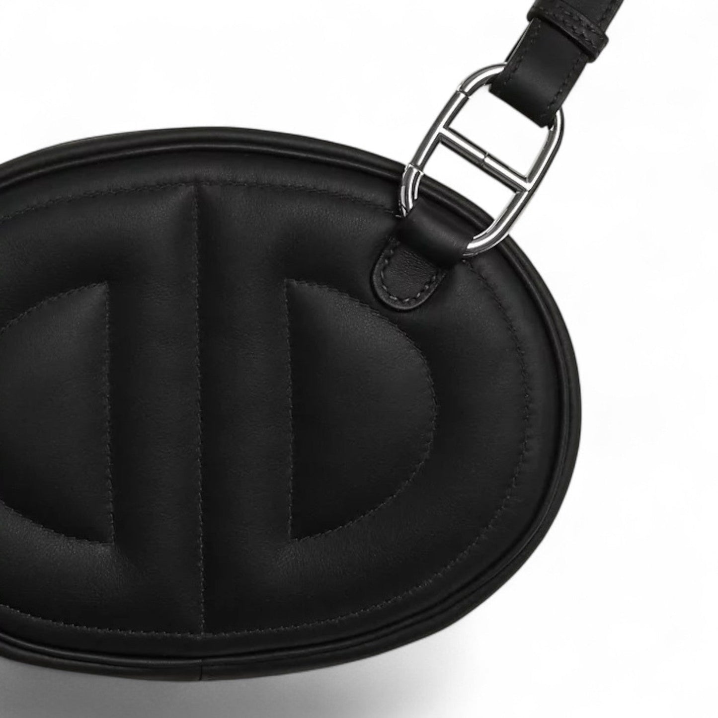 HERMES IN THE LOOP BELT BLACK BAG