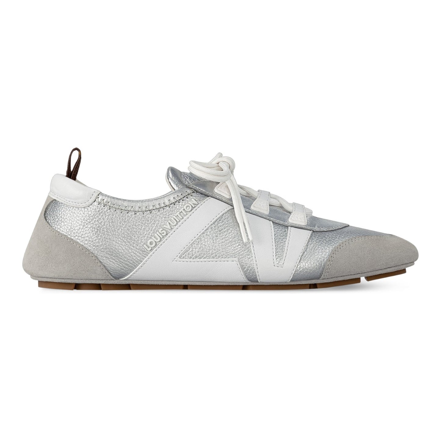 LOUIS VUITTON LV SNEAKERINA SILVER SNEAKERS