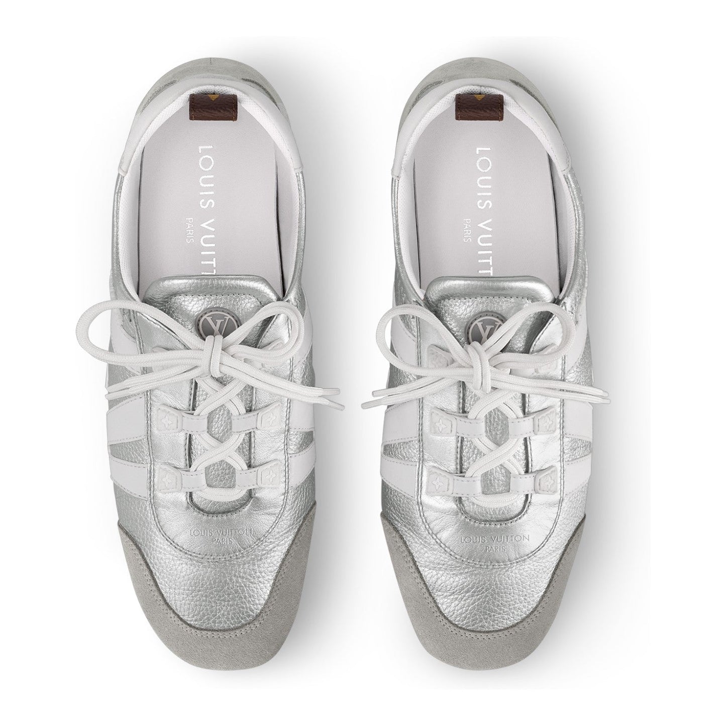 LOUIS VUITTON LV SNEAKERINA SILVER SNEAKERS