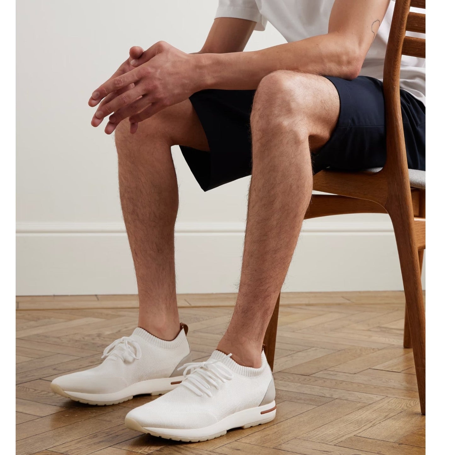 LORO PIANA 360 LP FLEXY WALK MEN WHITE SNEAKER