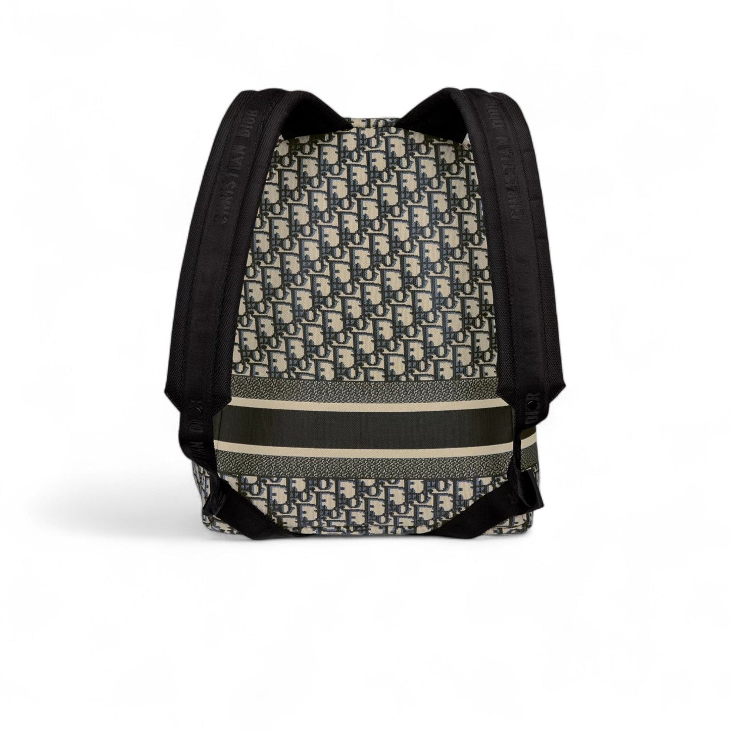DIOR TRAVEL BLUE OBLIQUE JACQUARD BACKPACK