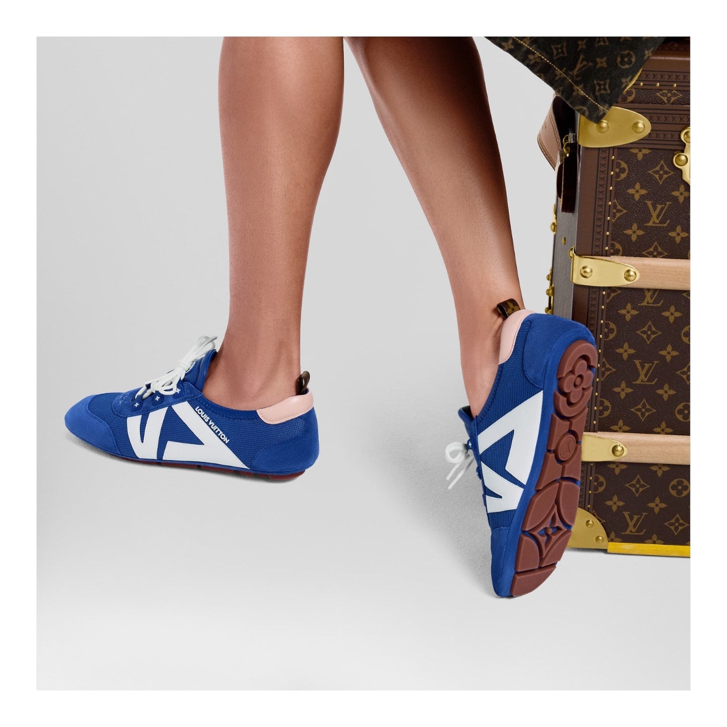 LOUIS VUITTON LV SNEAKERINA BLUE SNEAKERS