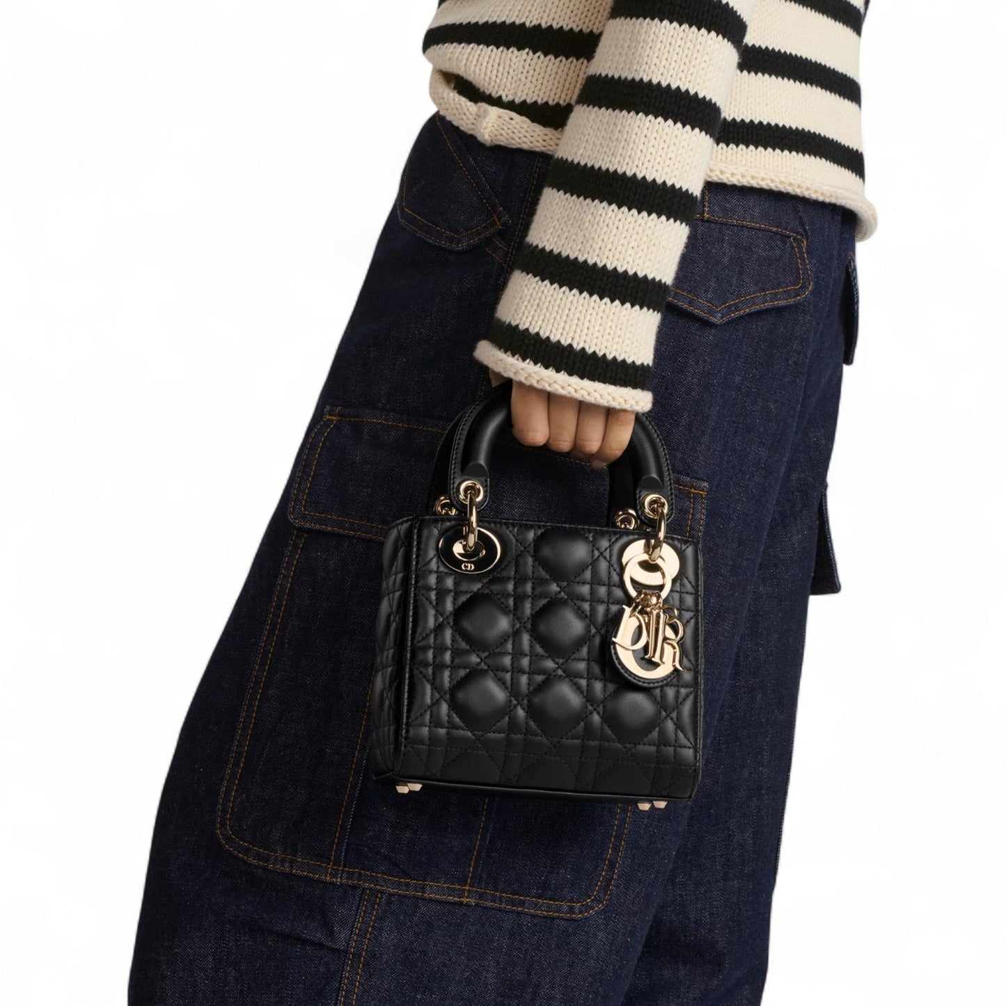 DIOR MINI LADY BLACK BAG