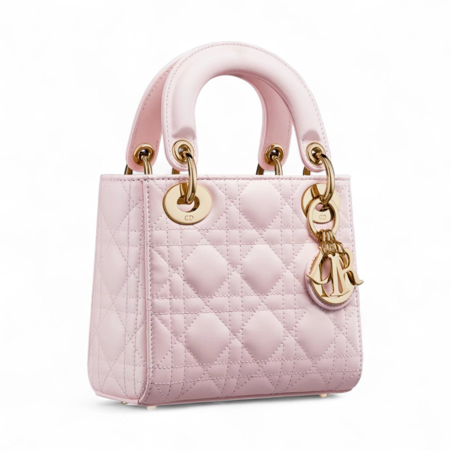DIOR MINI LADY PINK BAG
