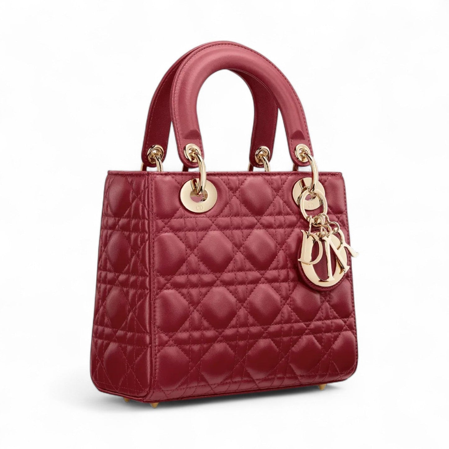 DIOR SMALL LADY RED BAG