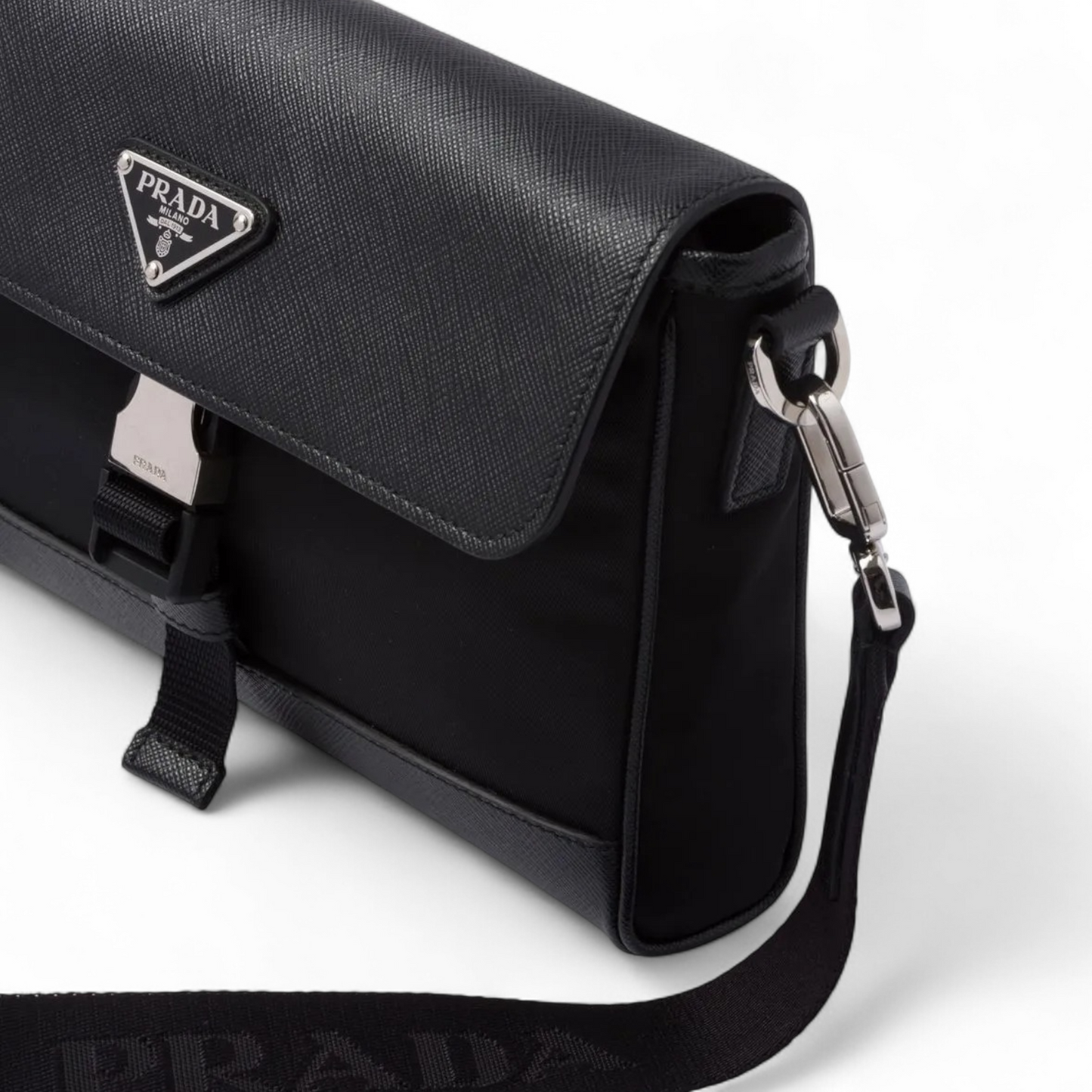 PRADA RE-NYLON SAFFIANO SHOULDER BAG