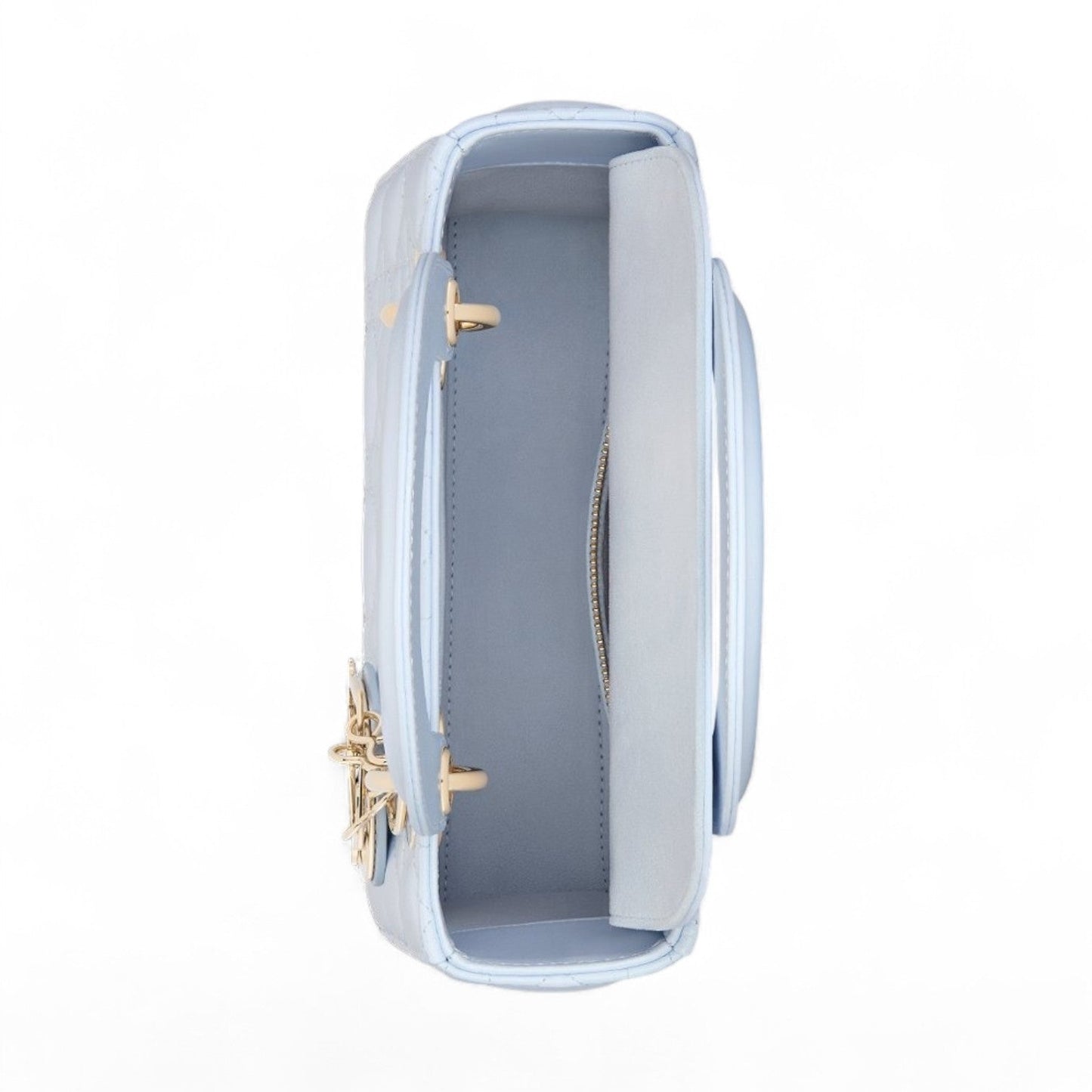 DIOR SMALL LADY LIGHT BLUE BAG