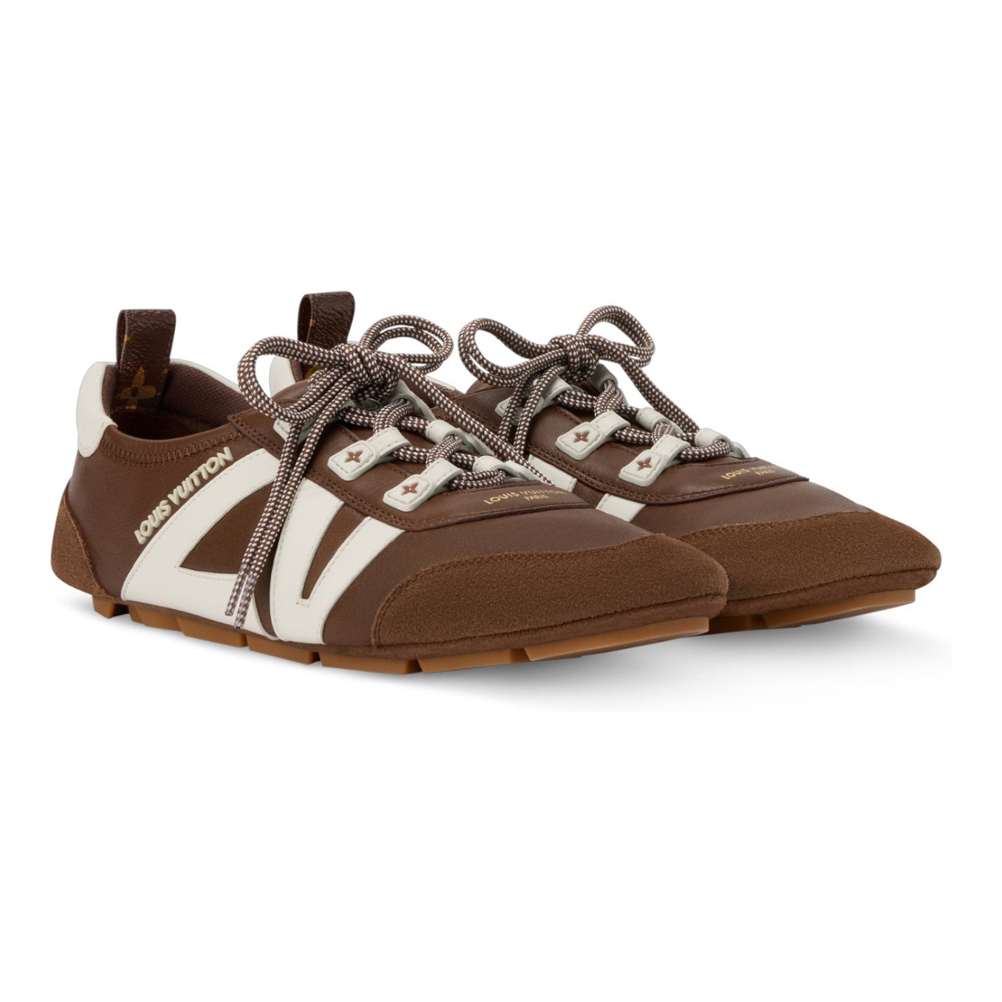 LOUIS VUITTON LV SNEAKERINA BROWN SNEAKERS
