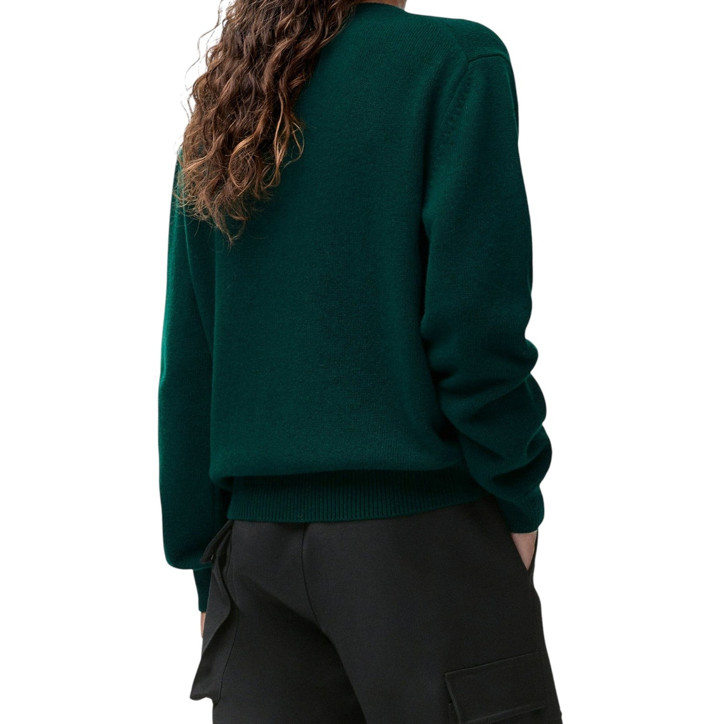 LOEWE GREEN WOOL ANAGRAM SWEATSHIRT