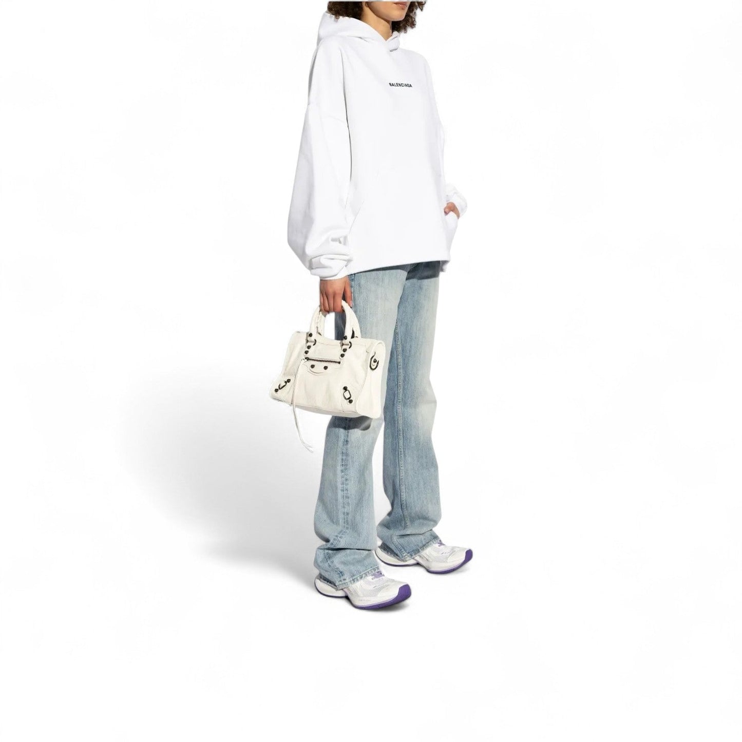 BALENCIAGA CIRCUIT WHITE SNEAKERS