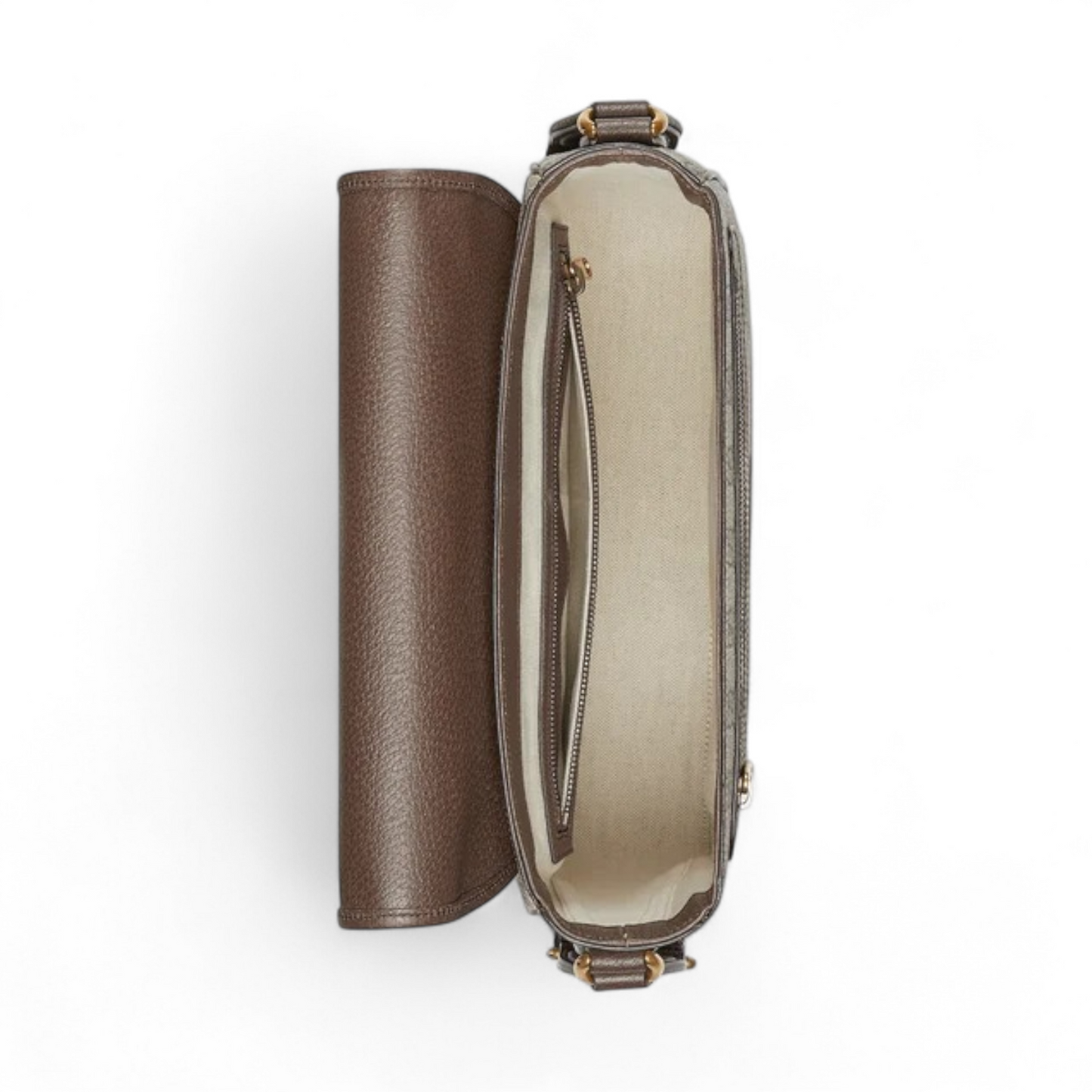 GUCCI OPHIDIA MEDIUM MESSENGER BEIGE BAG