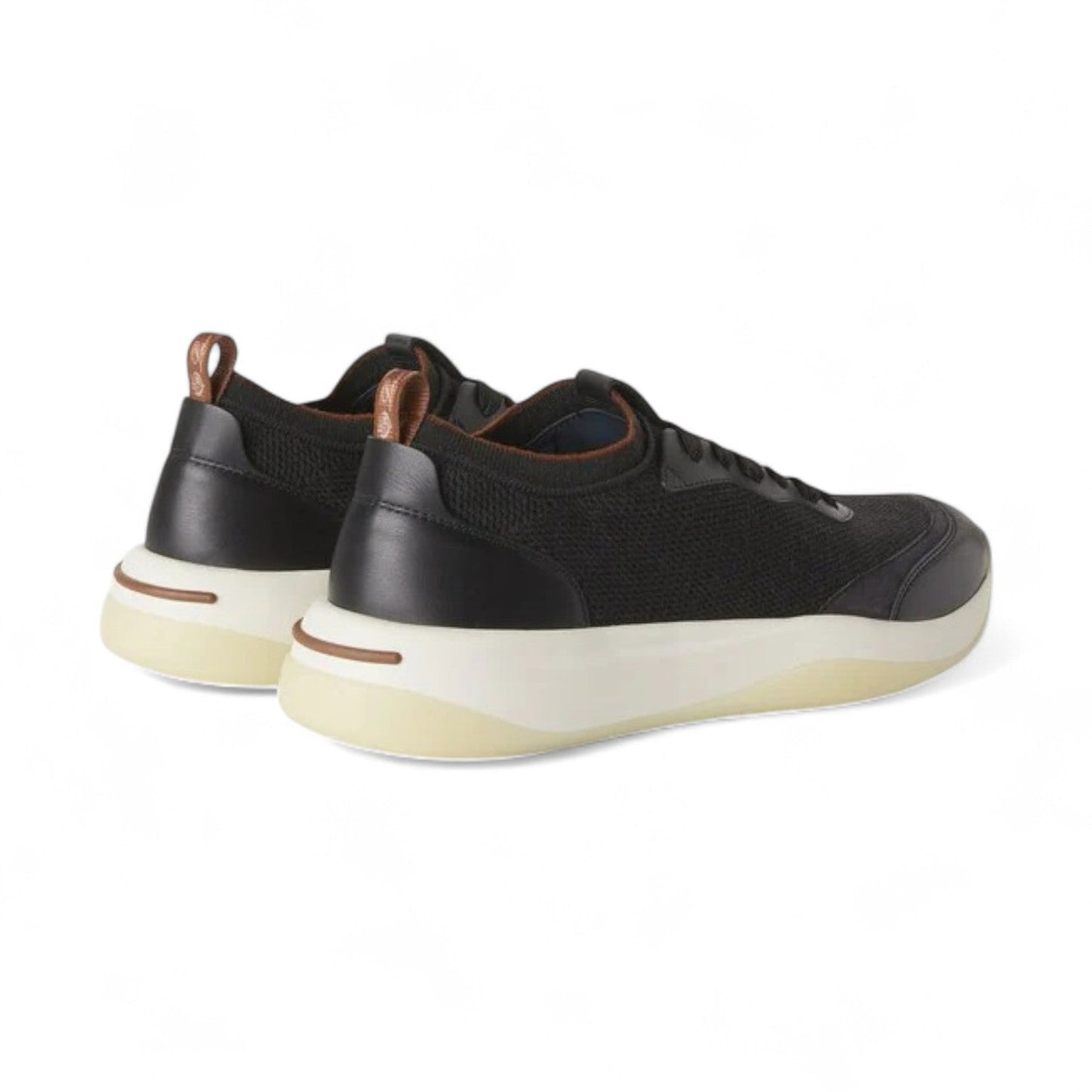LORO PIANA 410 LP WALK KINTTED WISH WOOL BLACK SNEAKER
