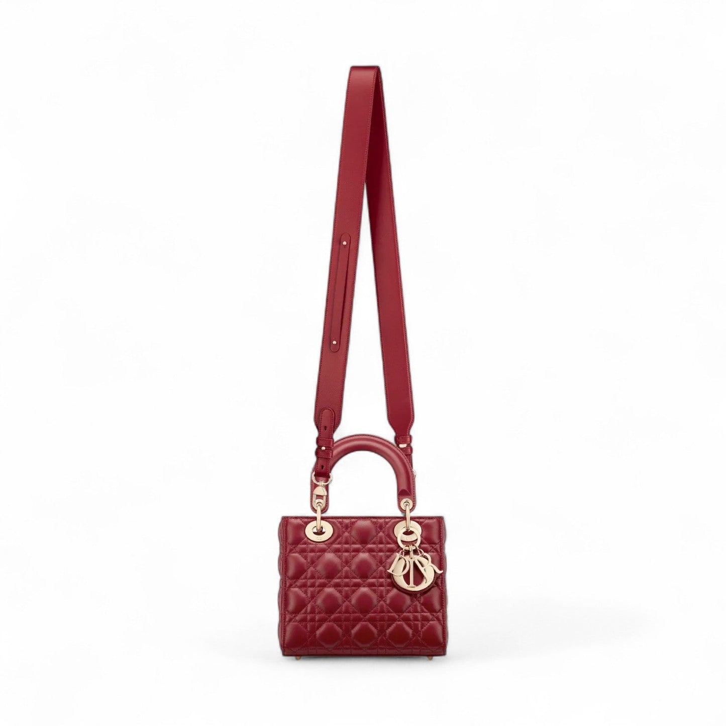 DIOR SMALL LADY RED BAG