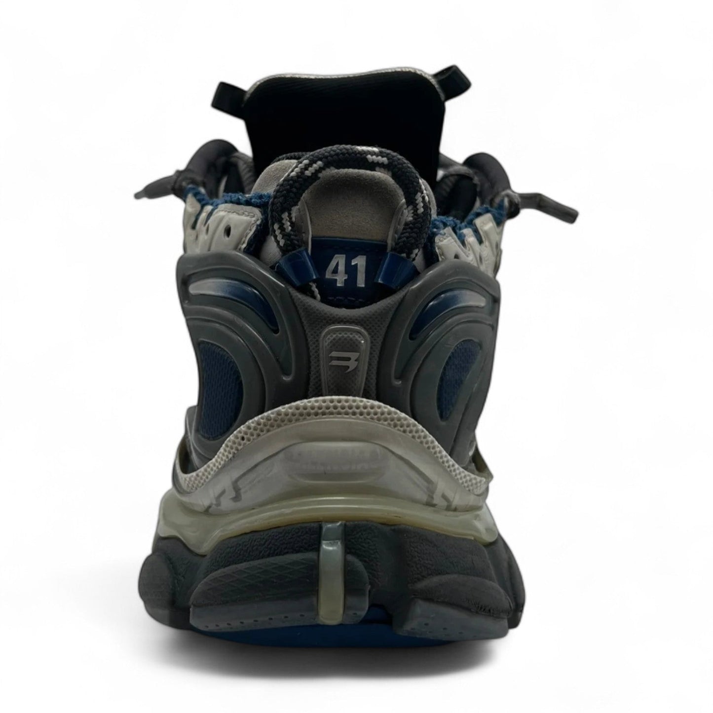 BALENCIAGA BLUE MEN RUNNER SNEAKERS