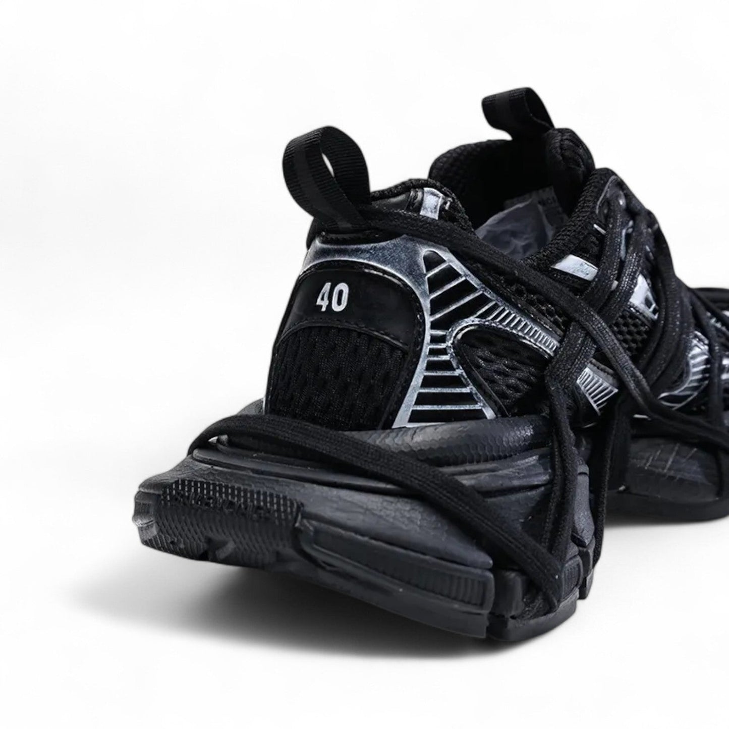 BALENCIAGA 3XL MEN BLACK SNEAKERS