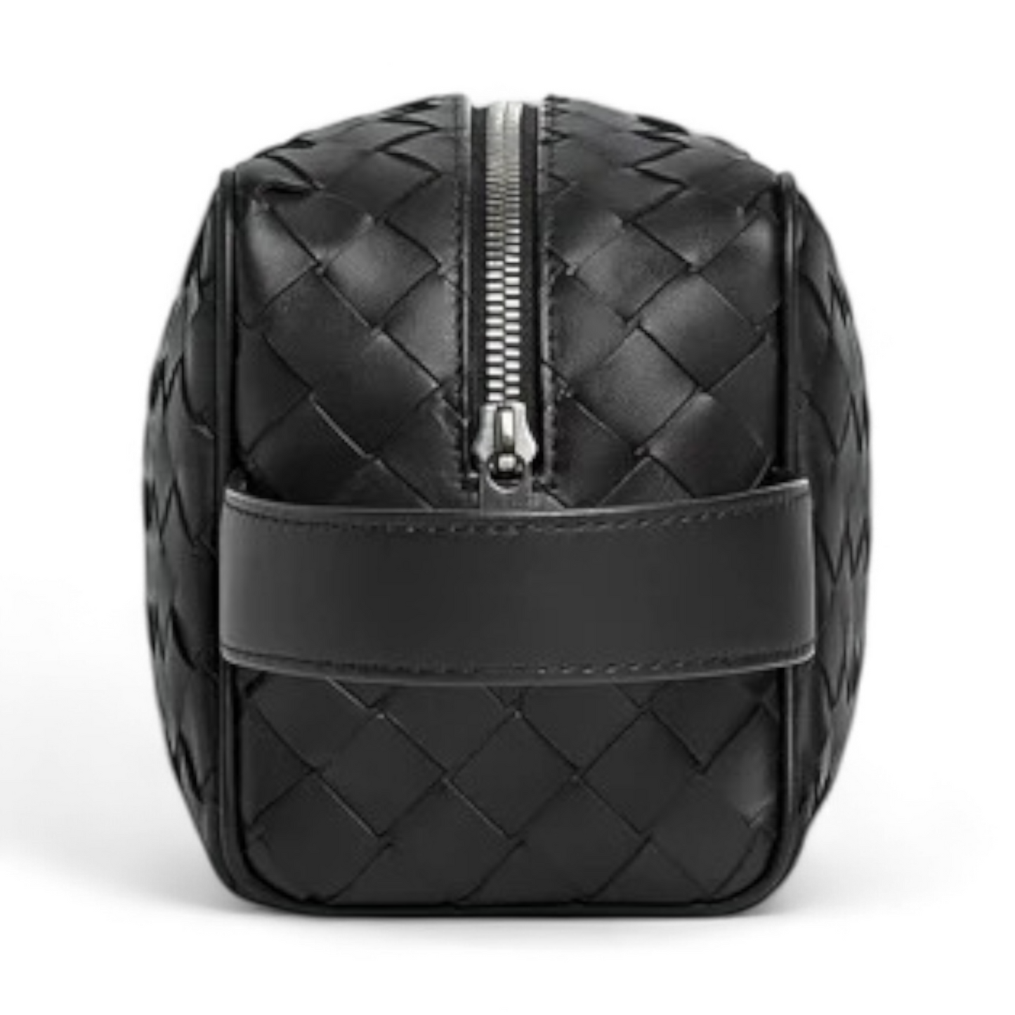 BOTTEGA VENETA INTRECCIATO BLACK TRAVEL POUCH