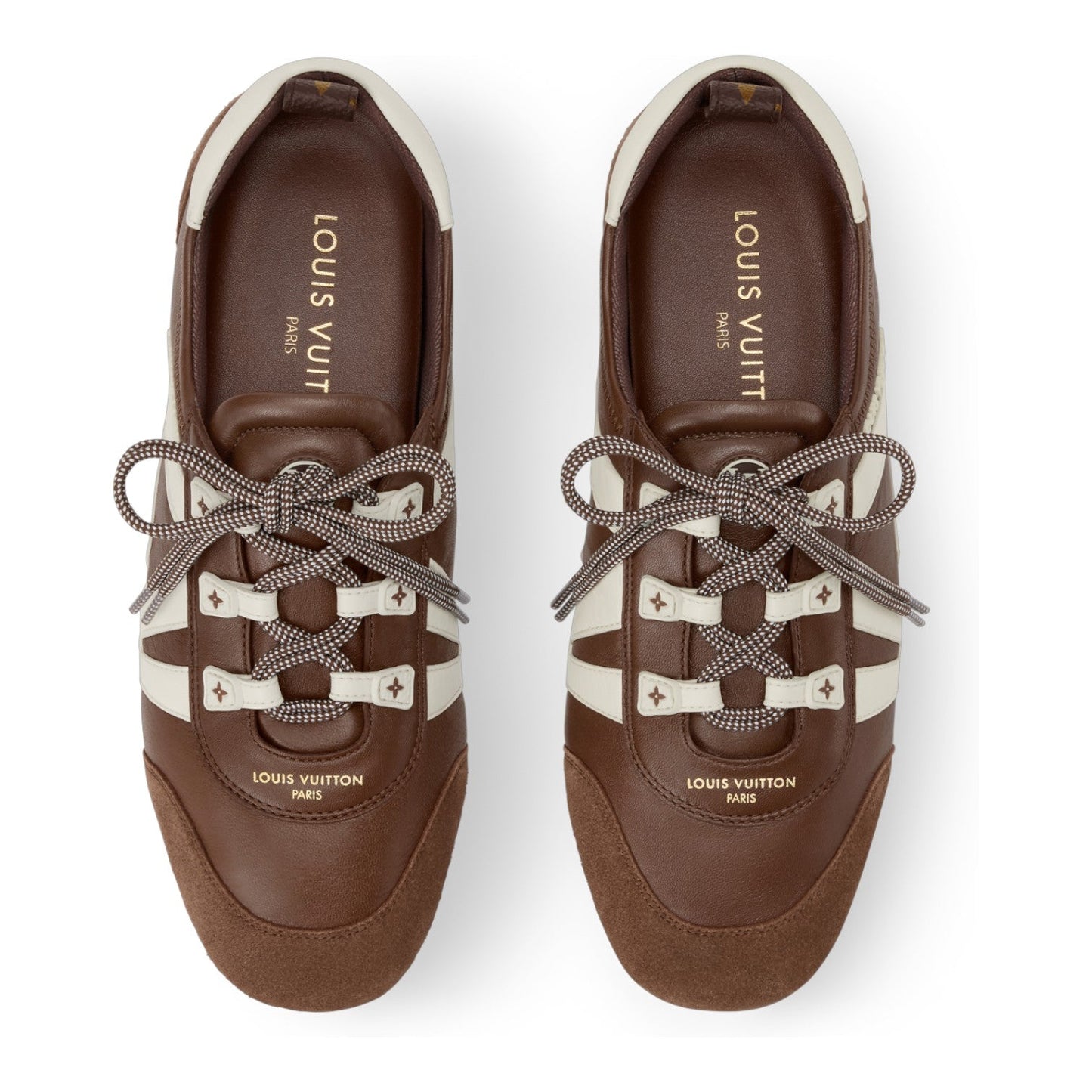 LOUIS VUITTON LV SNEAKERINA BROWN SNEAKERS