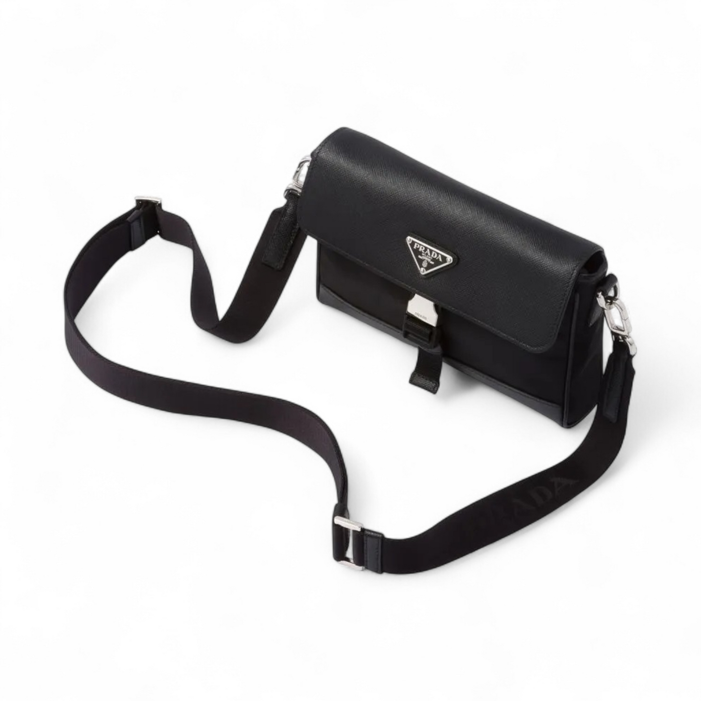 PRADA RE-NYLON SAFFIANO SHOULDER BAG