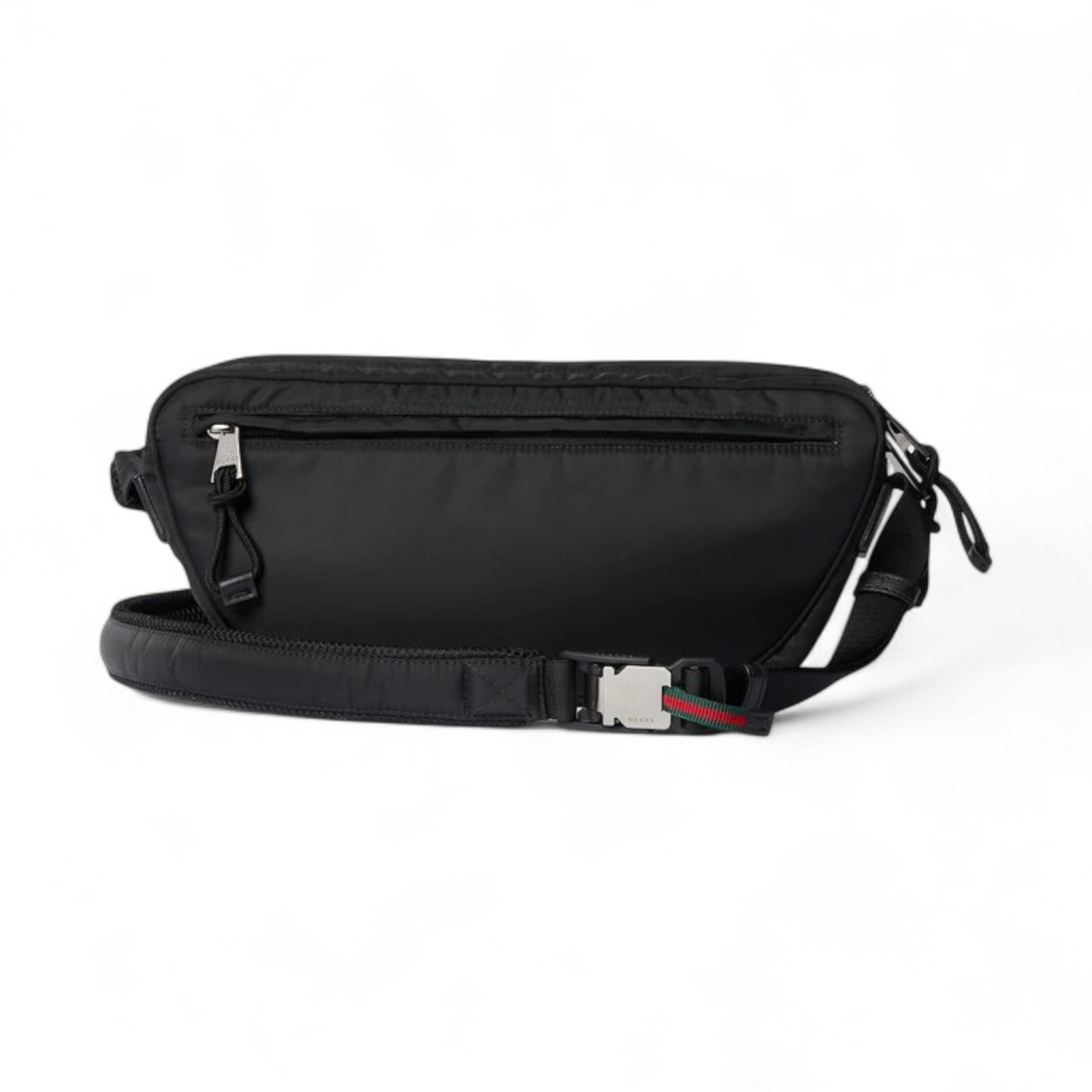 GUCCI SMALL CROSSBODY WITH GUCCI LOGO BLACK BAG