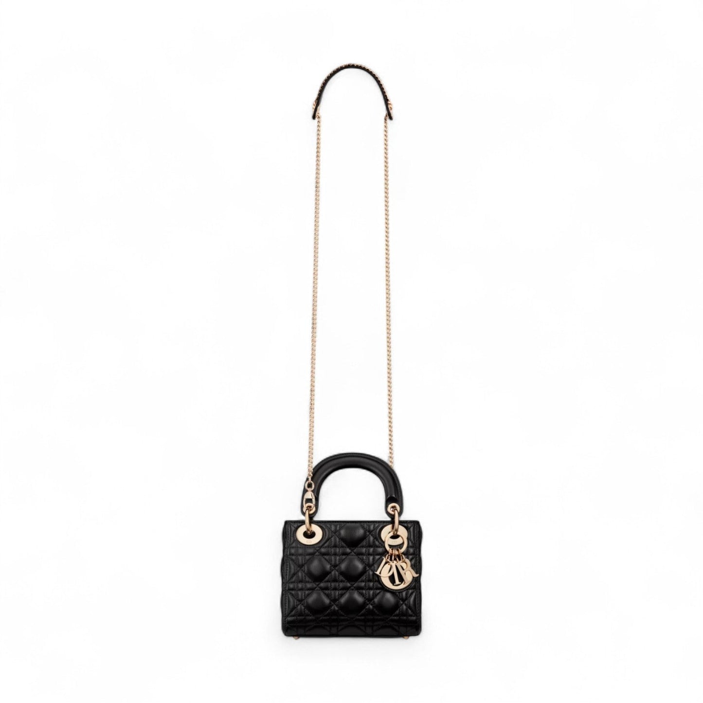 DIOR MINI LADY BLACK BAG