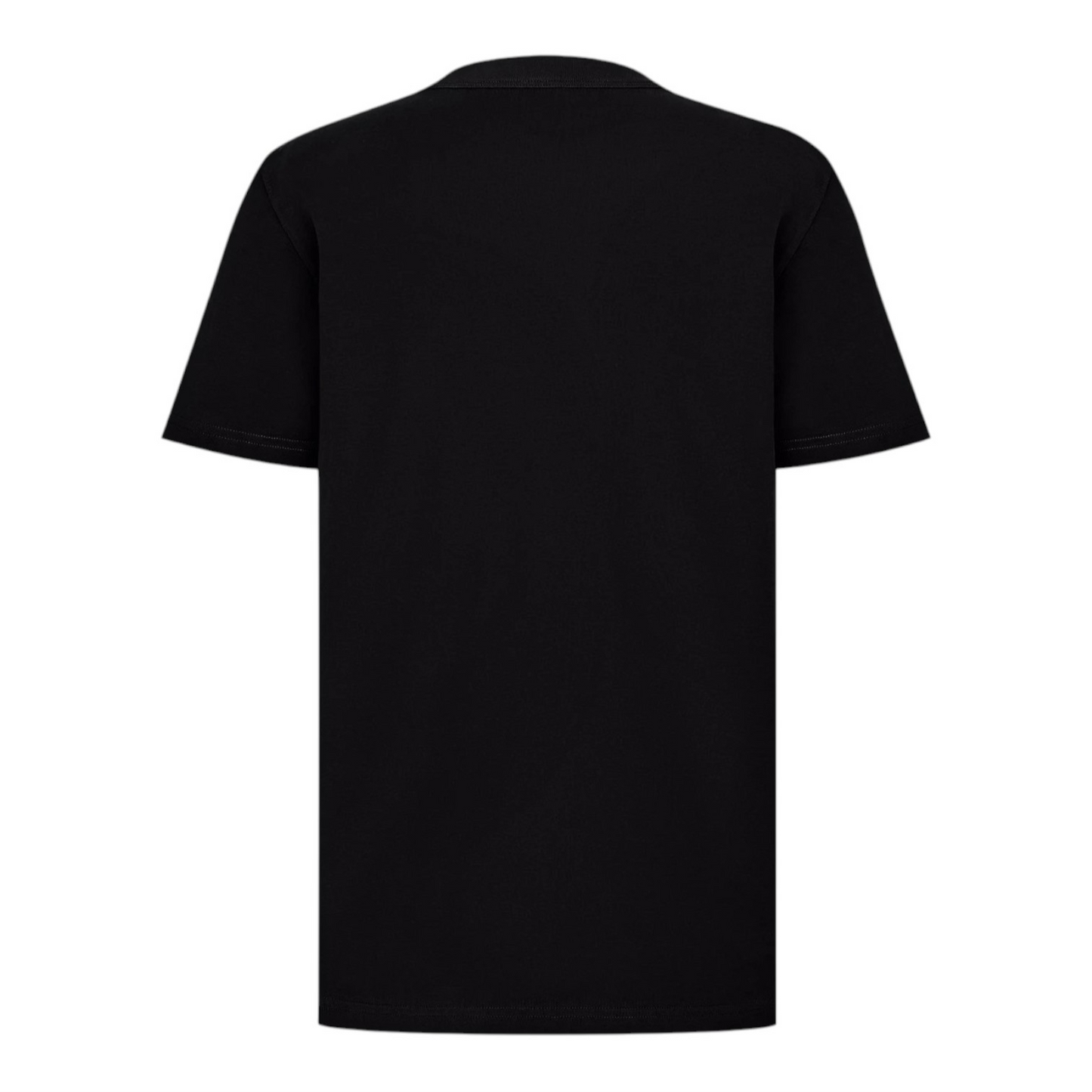 CD ICON REGULAR FIT BLACK COTTON JERSEY T-SHIRT