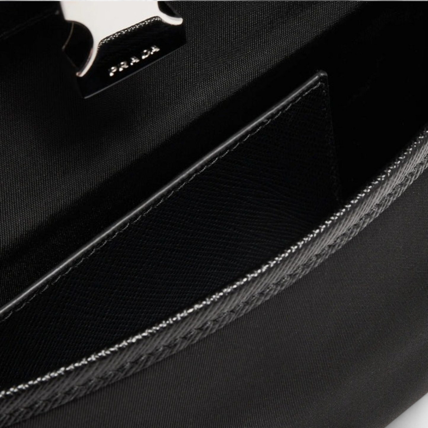 PRADA RE-NYLON BLACK STRAP CASE