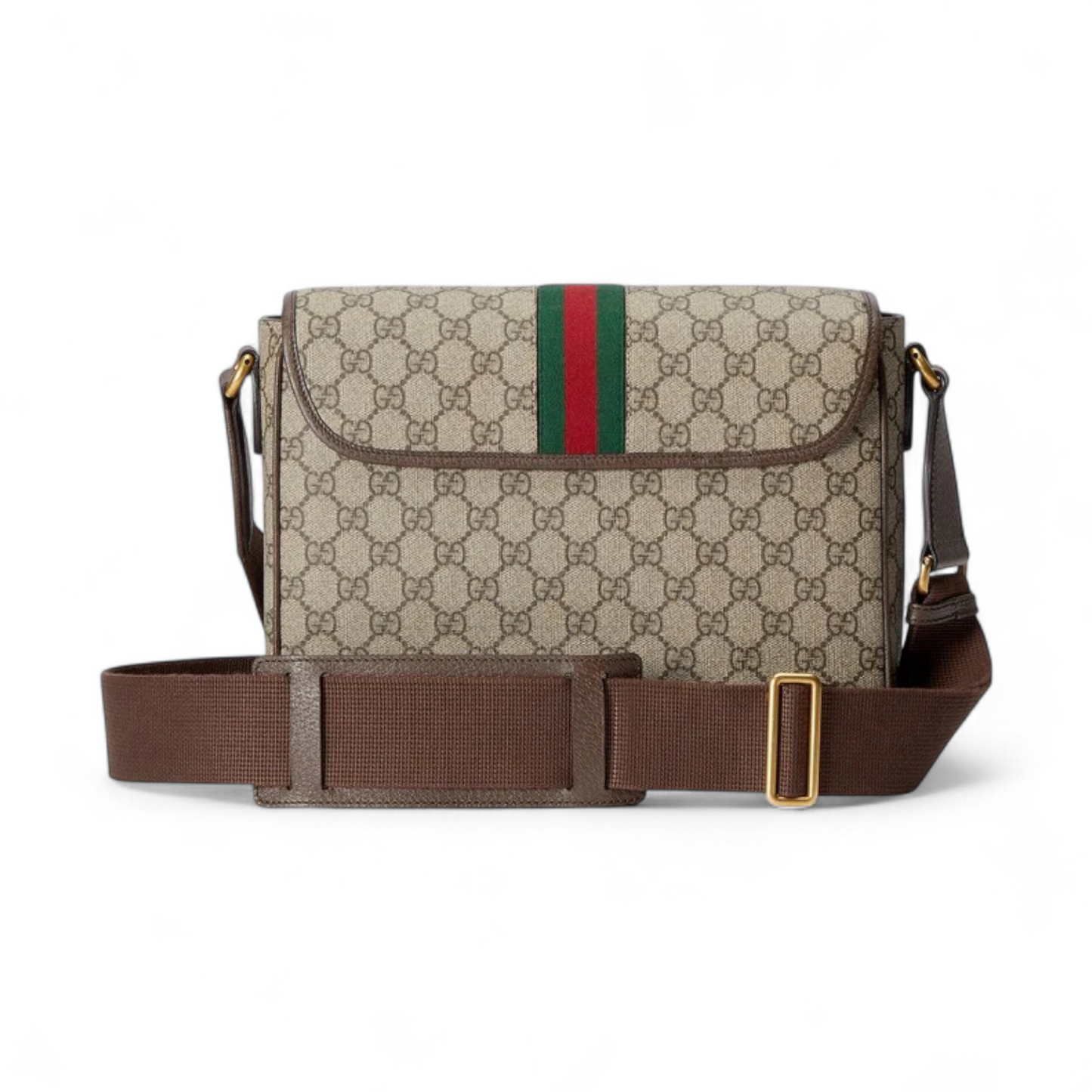 GUCCI OPHIDIA MEDIUM MESSENGER BEIGE BAG