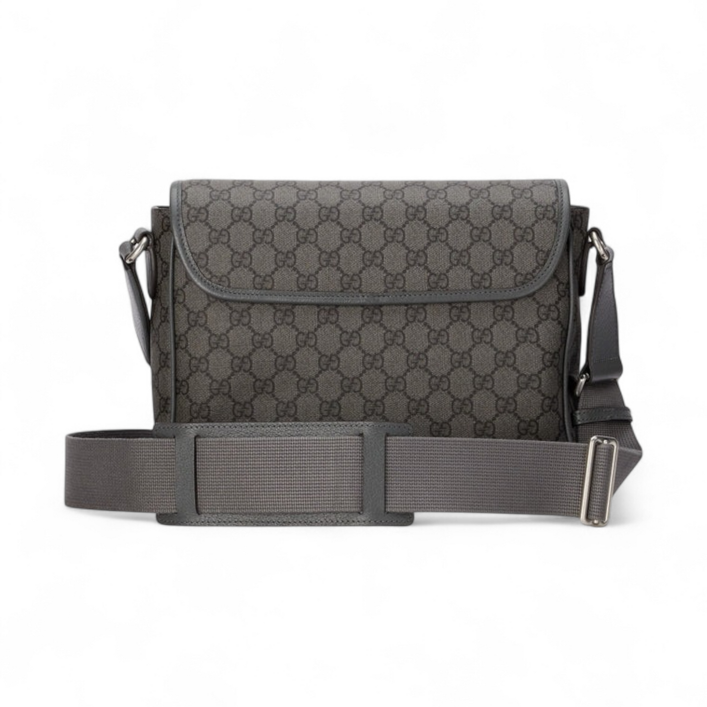 GUCCI OPHIDIA MEDIUM MESSENGER GREY BAG