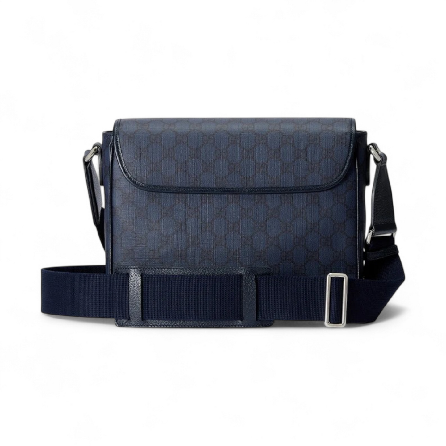 GUCCI OPHIDIA MEDIUM MESSENGER DARK BLUE BAG