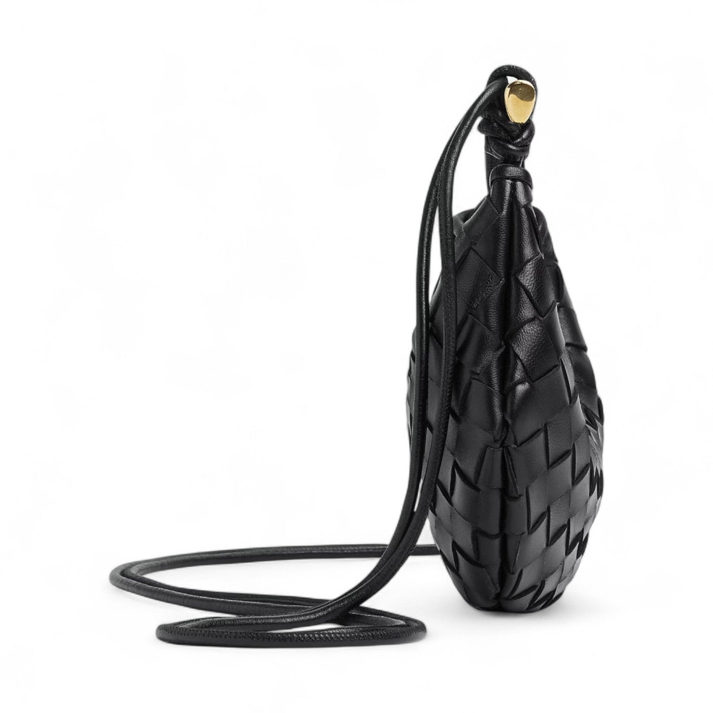 BOTTEGA VENETA BABY SARDINE BLACK BAG