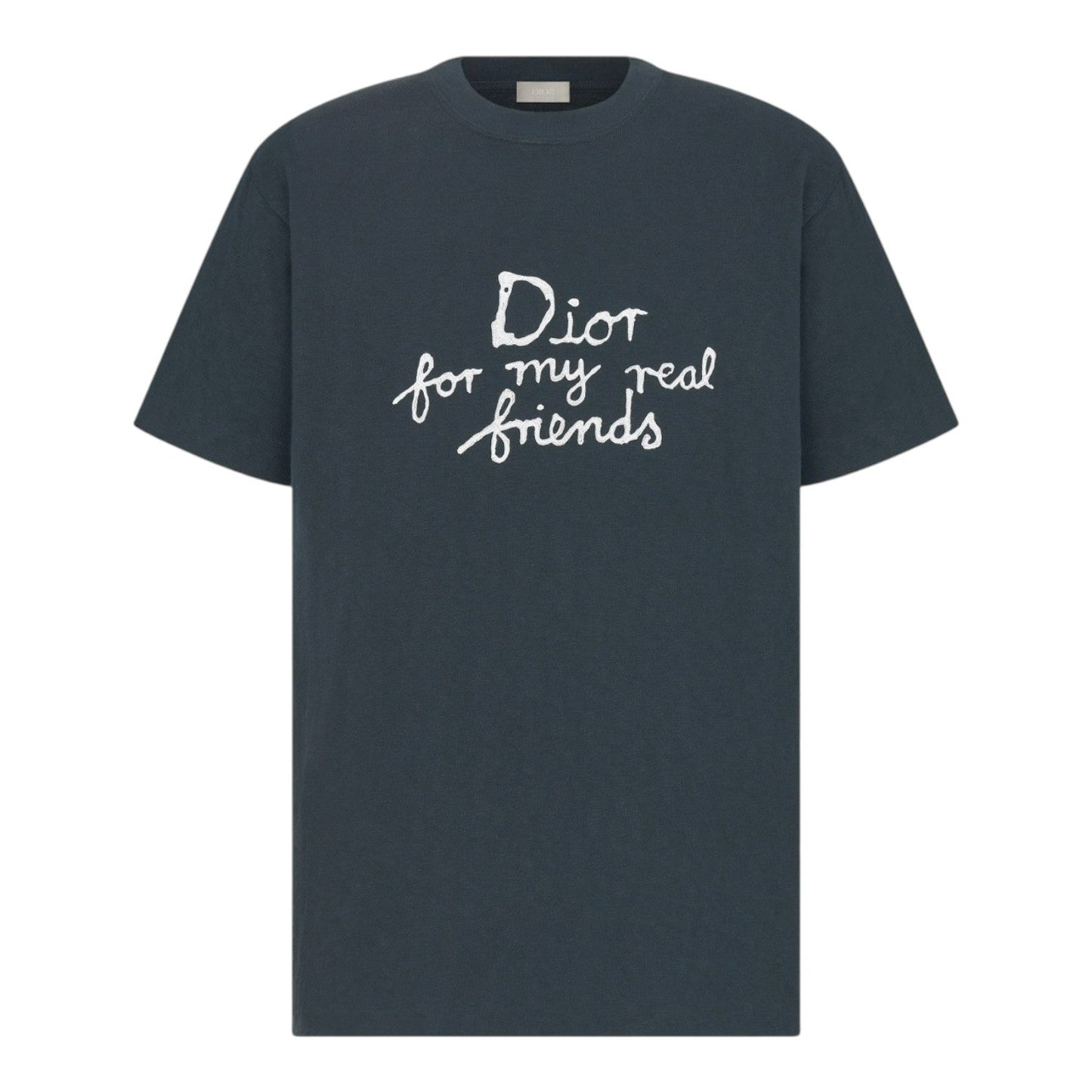 DIOR AND HYLTON NEL DARK BLUE RELAXED FIT T-SHIRT