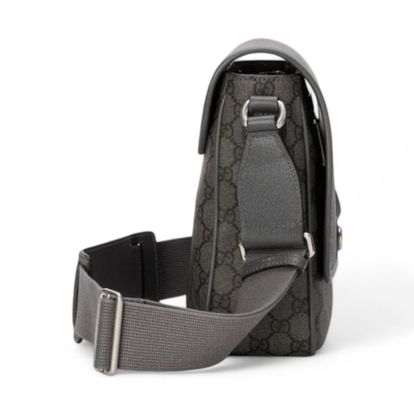 GUCCI OPHIDIA MEDIUM MESSENGER GREY BAG