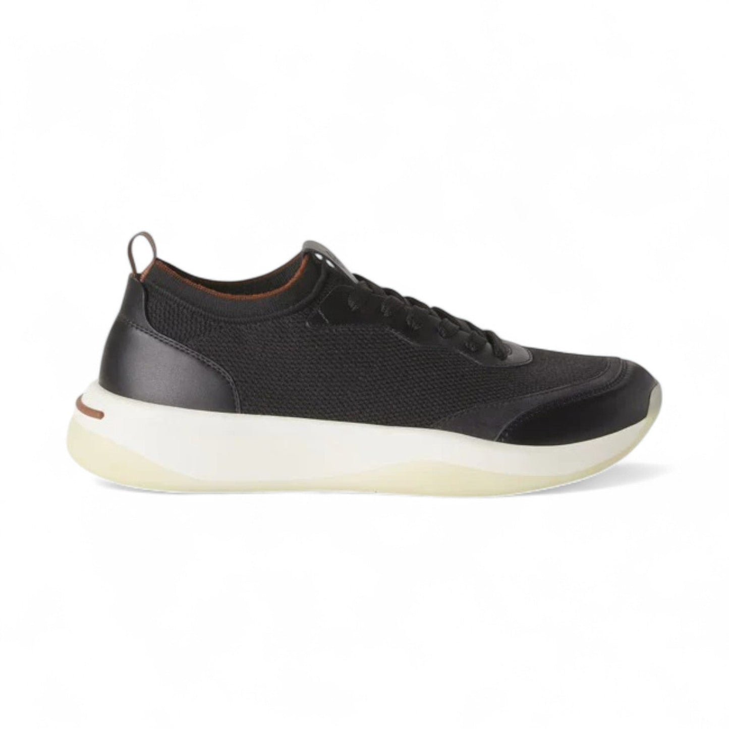 LORO PIANA 410 LP WALK KINTTED WISH WOOL BLACK SNEAKER