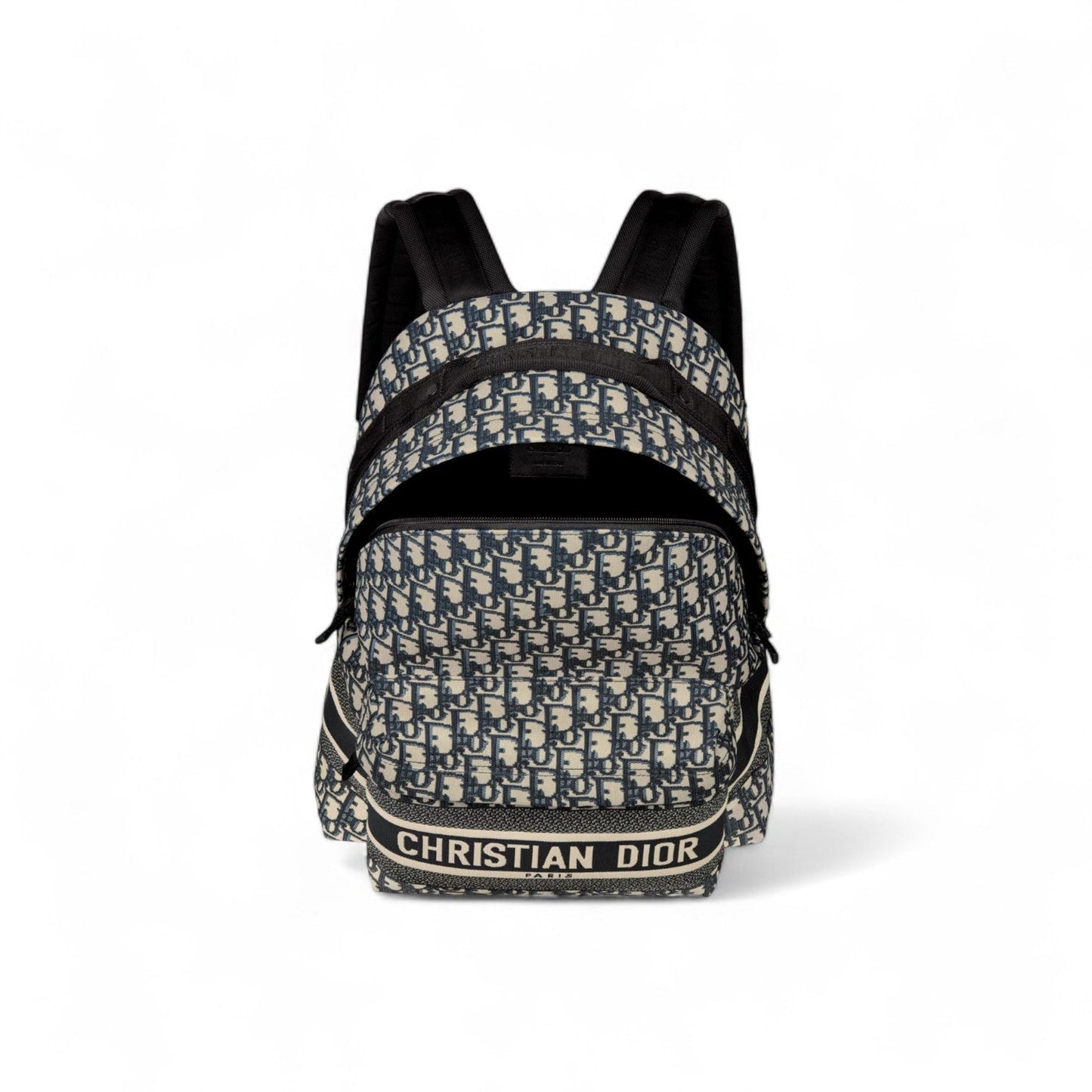 DIOR TRAVEL BLUE OBLIQUE JACQUARD BACKPACK