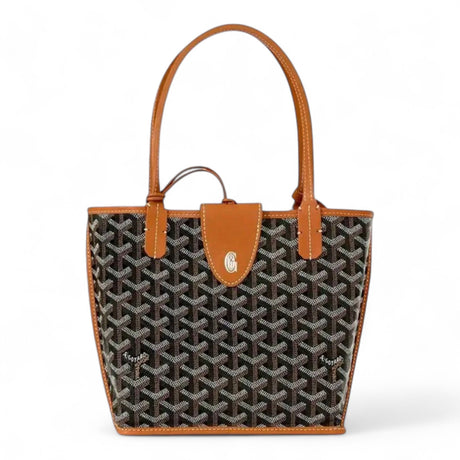 GOYARD ANJOU WIMEN BLACK & TAN MINI BAG