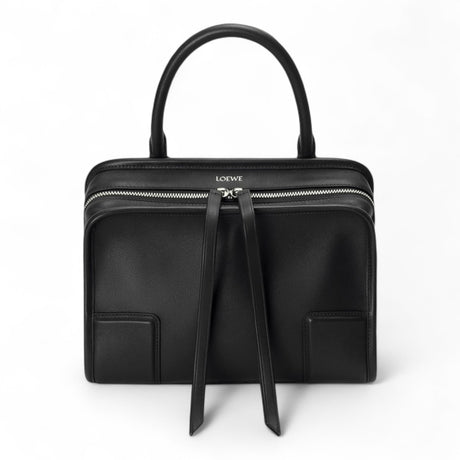 LOEWE SMALL AMAZONA 180 SOFT CALFSKIN WOMEN BLACK BAG