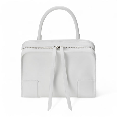 LOEWE SMALL AMAZONA 180 SOFT CALFSKIN WOMEN WHITE BAG
