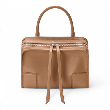LOEWE SMALL AMAZONA 180 SOFT CALFSKIN WOMEN BROWN BAG