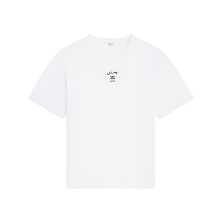 CELINE IN COTTON JERSEY MEN WHITE T-SHIRT