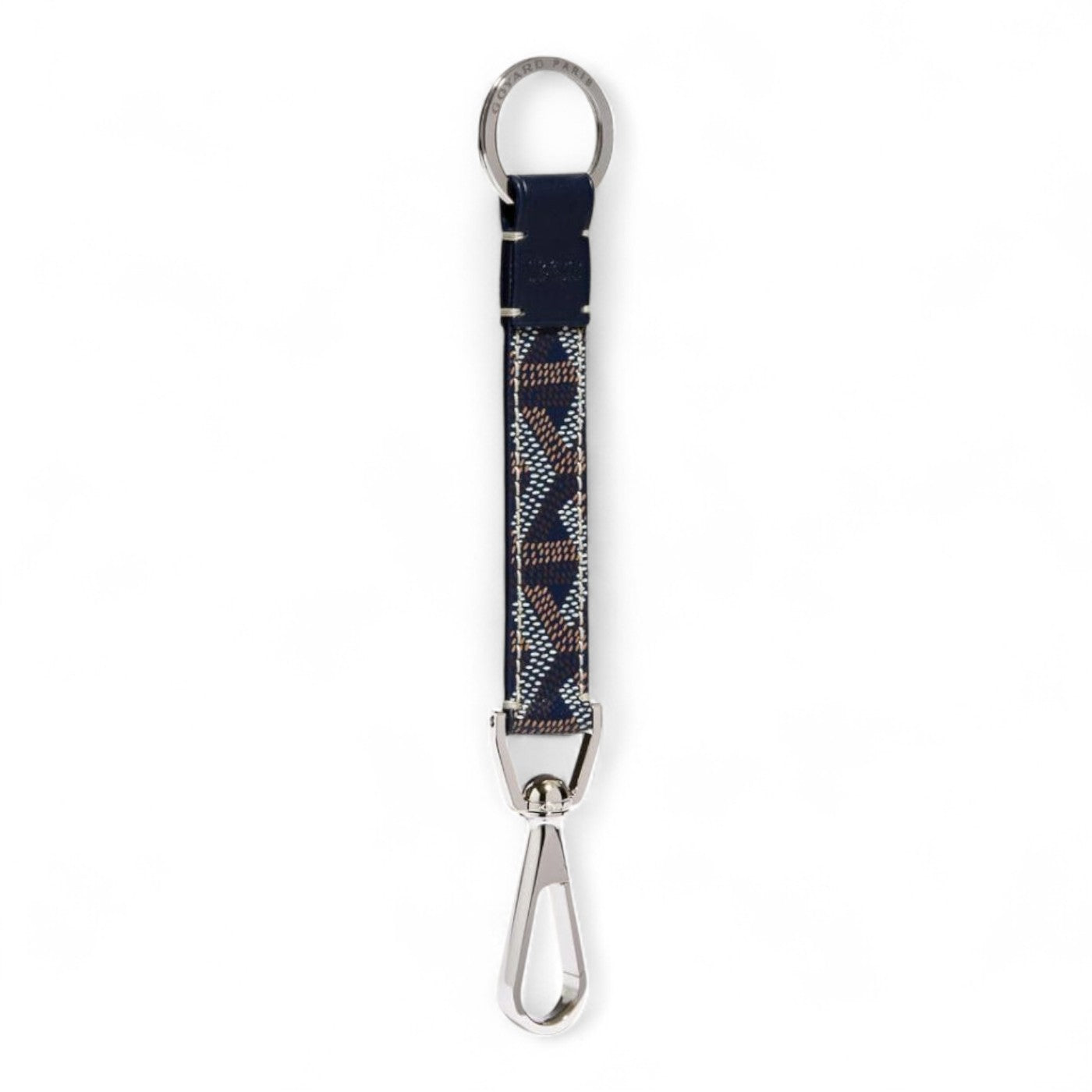 GOYARD MOUSQUETON NAVY BLUE KEY RING