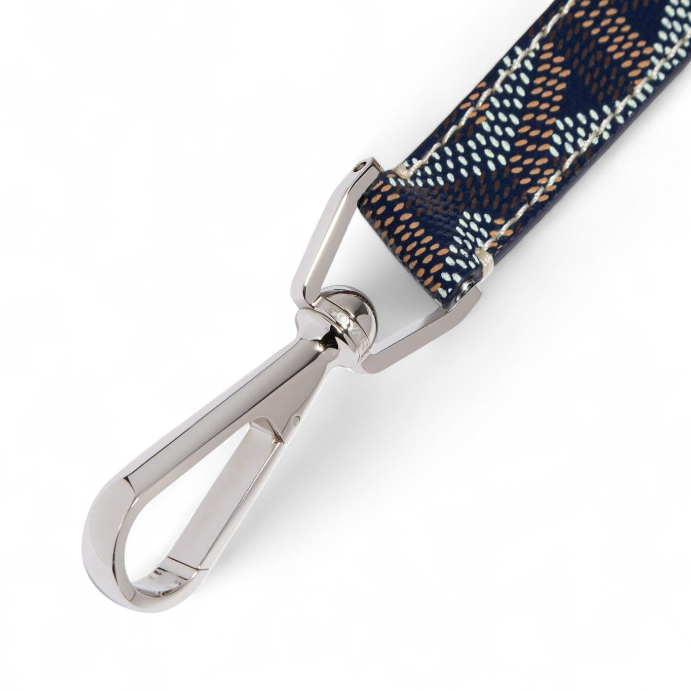 GOYARD MOUSQUETON NAVY BLUE KEY RING