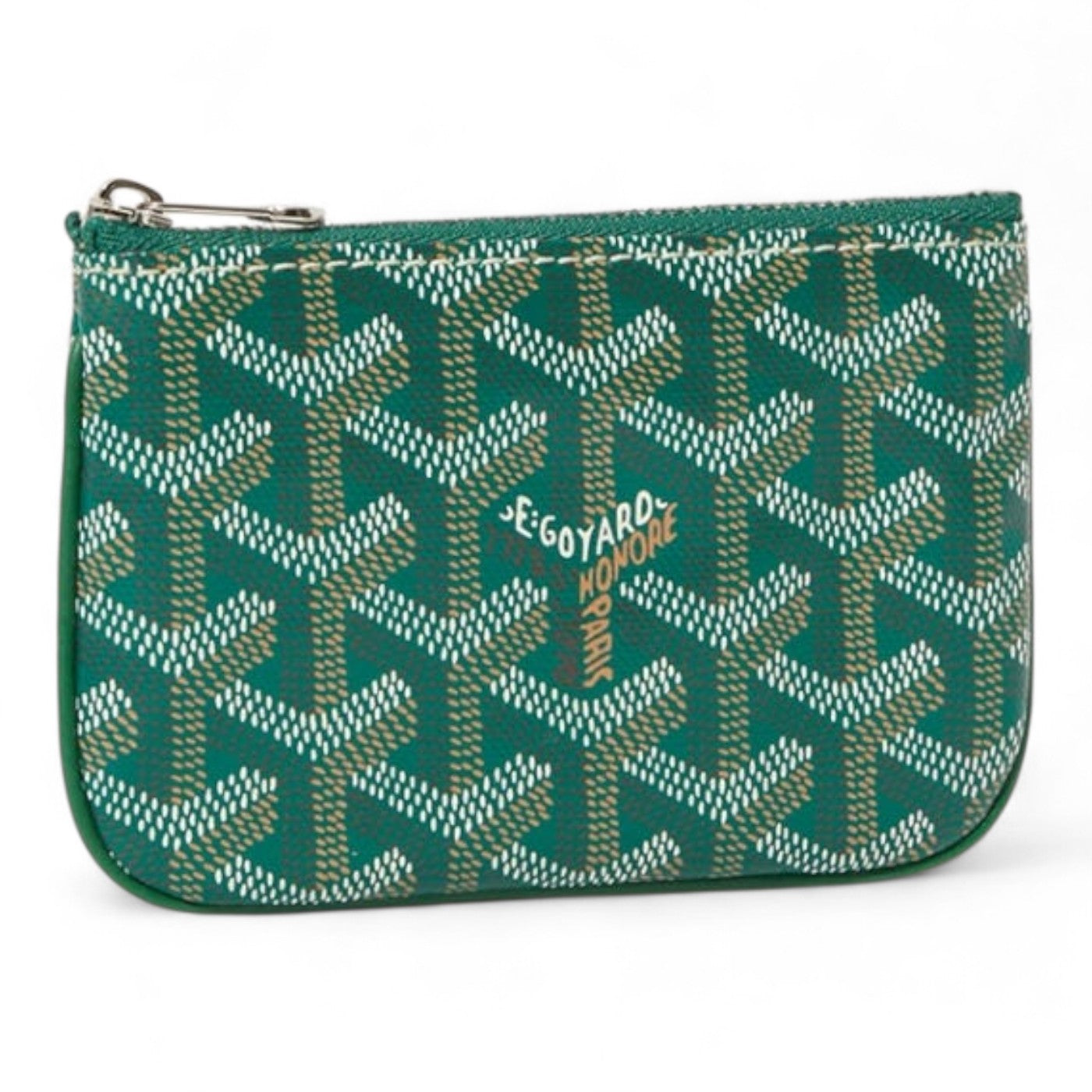 GOYARD SÉNAT NANO GREEN KEY POUCH
