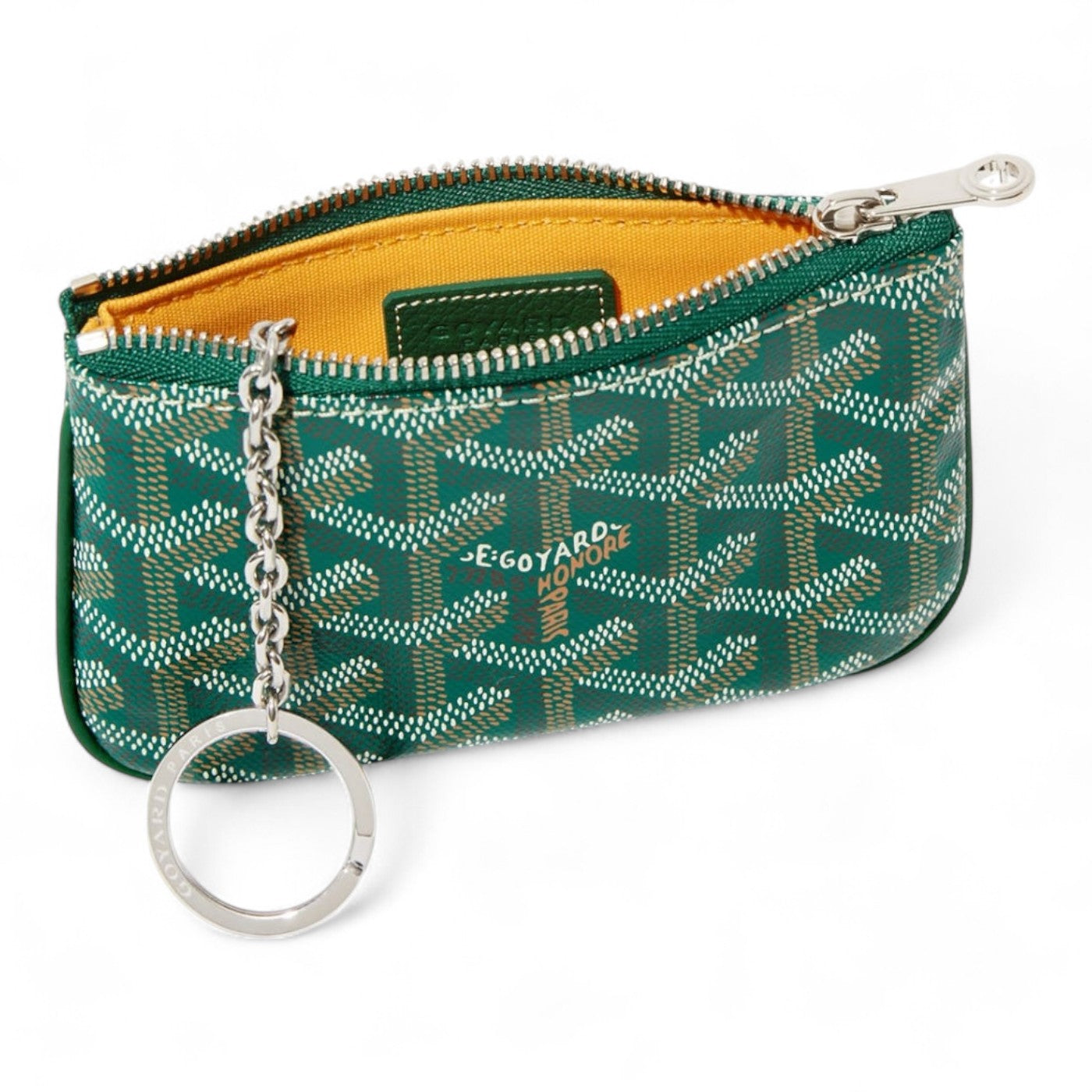 GOYARD SÉNAT NANO GREEN KEY POUCH