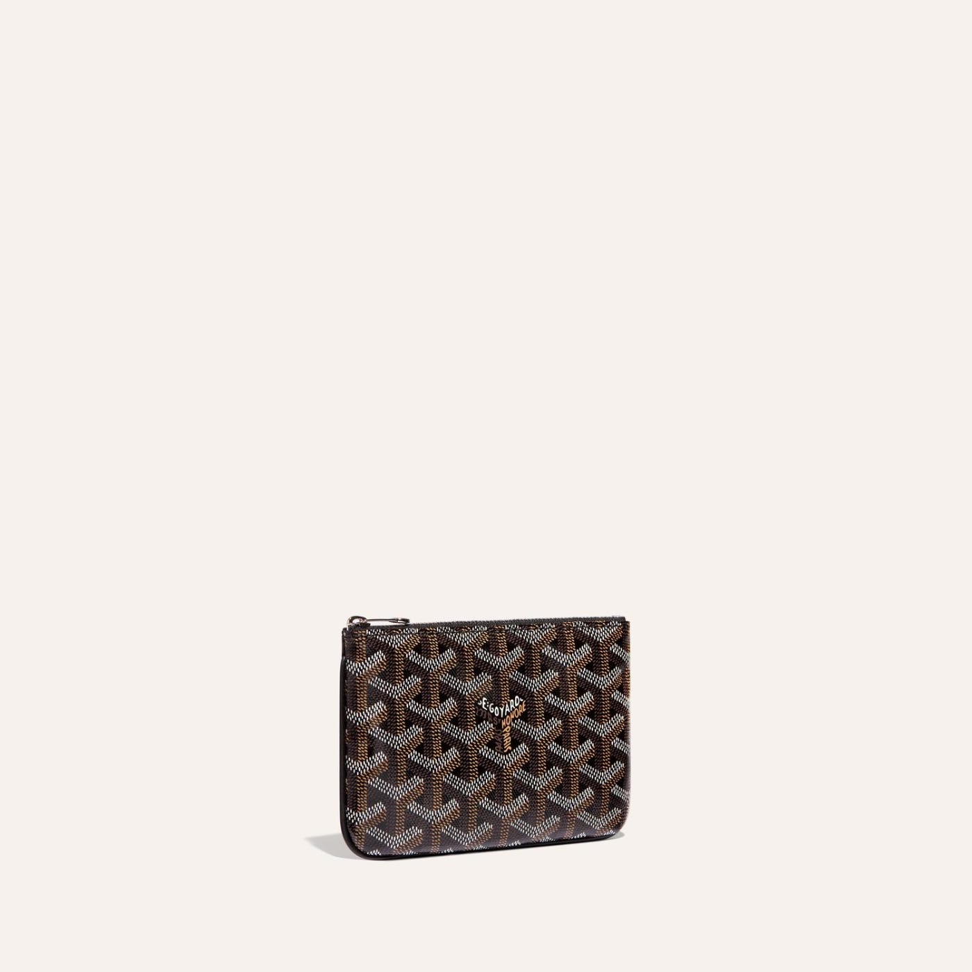 GOYARD SÉNAT MINI BLACK POUCH