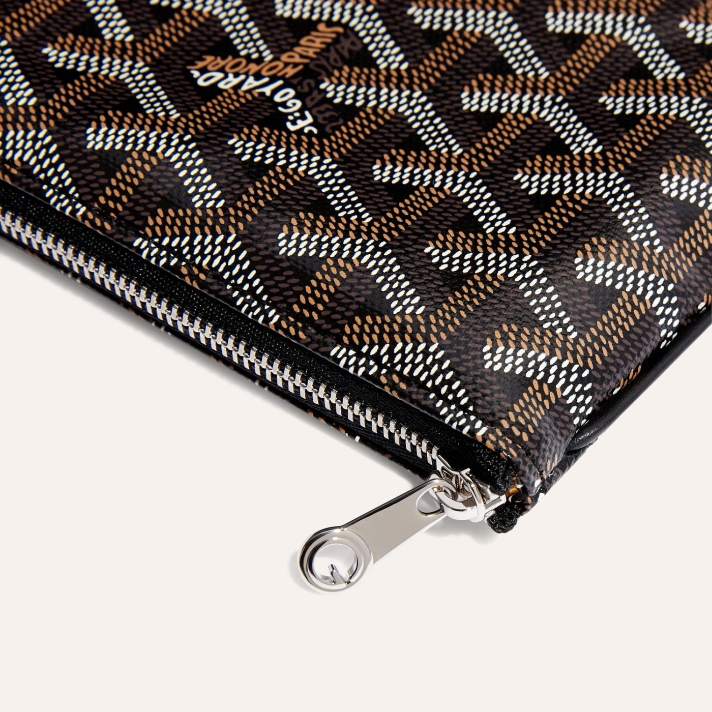 GOYARD SÉNAT MINI BLACK POUCH