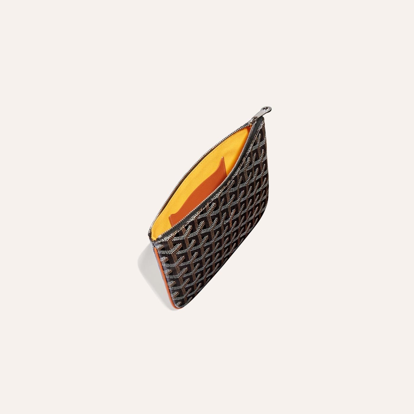 GOYARD SÉNAT MINI BLACK & TAN POUCH